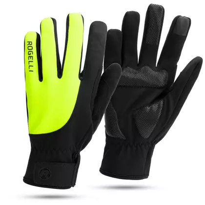 ROGELLI CORE winter cycling gloves, yellow