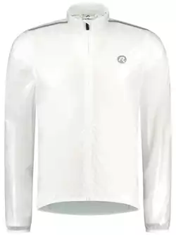 ROGELLI EMERGENCY men's rain jacket, white, transparent