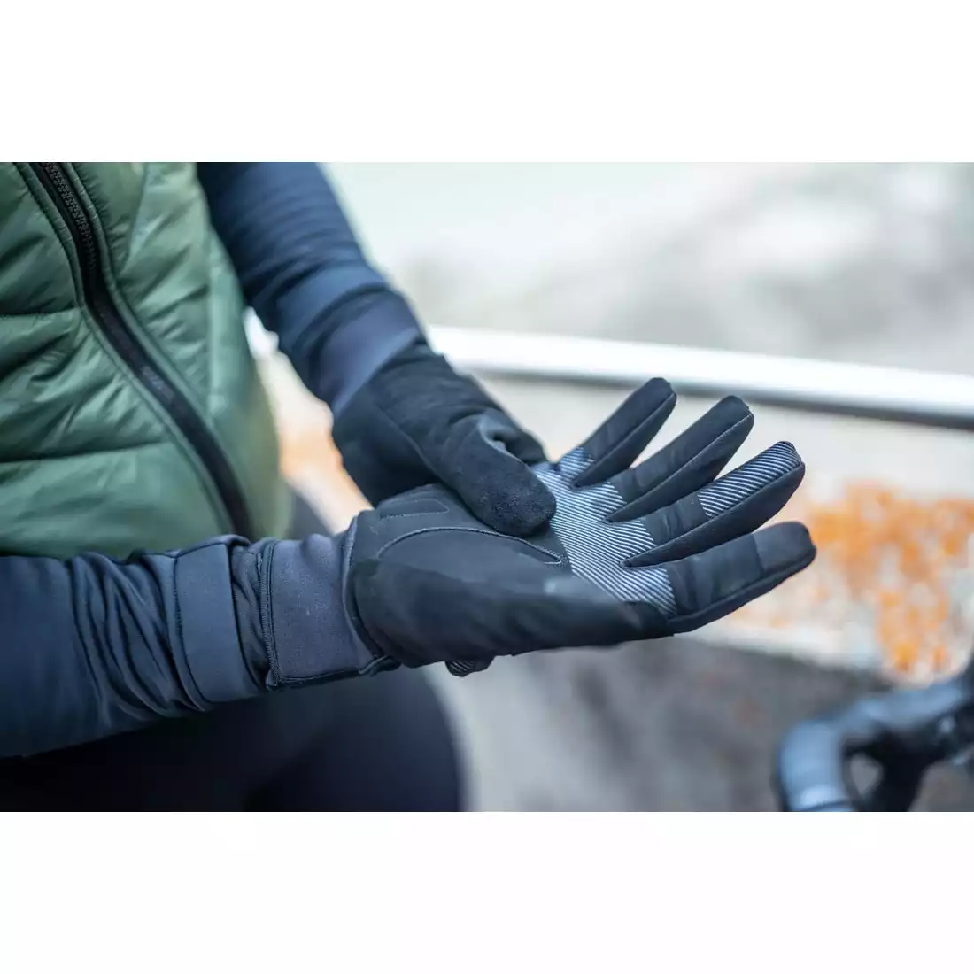 ROGELLI NOVA winter cycling gloves, black