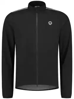 Rogelli DISTANCE men's cycling rain jacket, black