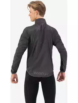 Rogelli ESSENTIAL men's cycling rain jacket, black