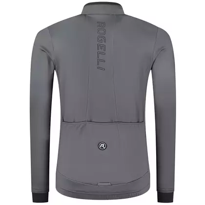Rogelli ESSENTIAL men's insulated cycling jacket, graphite