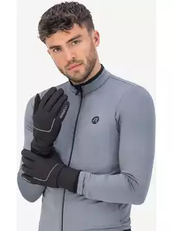 Rogelli ESSENTIAL winter cycling gloves, black