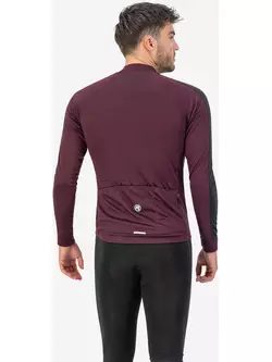 Rogelli EXPLORE men's cycling jersey, burgundy color