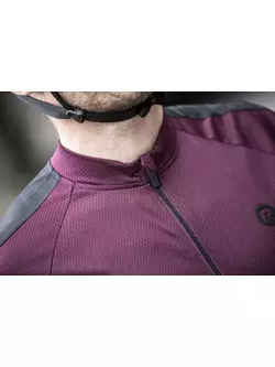Rogelli EXPLORE men's cycling jersey, burgundy color