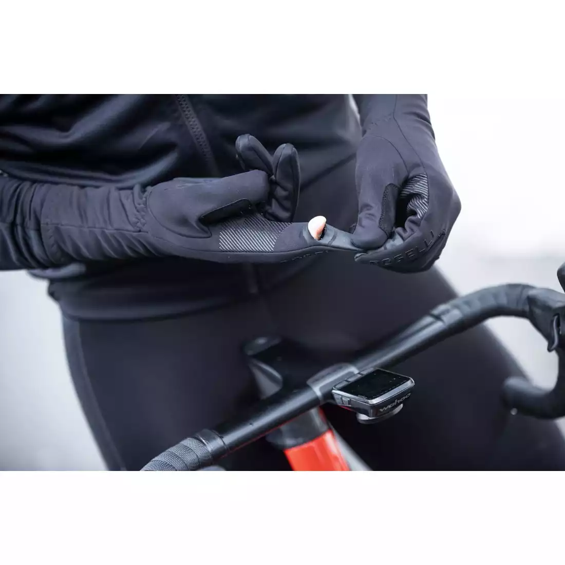Rogelli PRIME winter cycling gloves, black