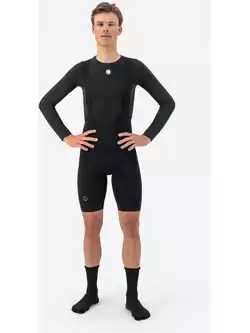 Rogelli THERMAL DWR men's cycling shorts with braces, warm, black