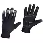 Rogelli TOCCA winter cycling gloves, black