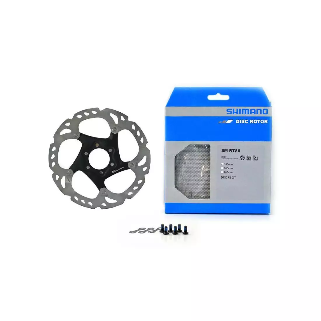 SHIMANO SM-RT86 bicycle brake disc 160mm for 6 screws