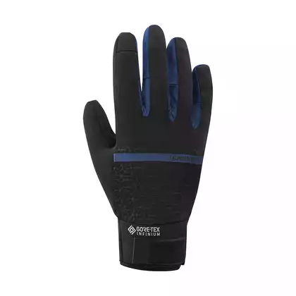 SHIMANO Winter cycling gloves Infinium Insulated ECWGLBWUS35MN0104 black-blue