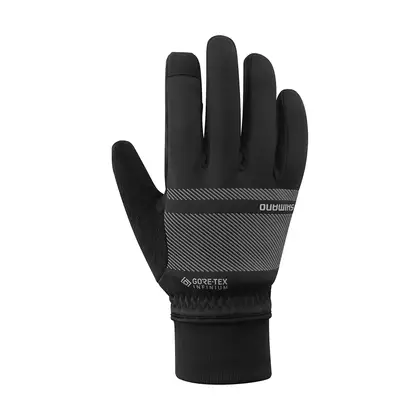 SHIMANO Winter cycling gloves Infinium Primaloft ECWGLBWUS25MG0305 Black-gray