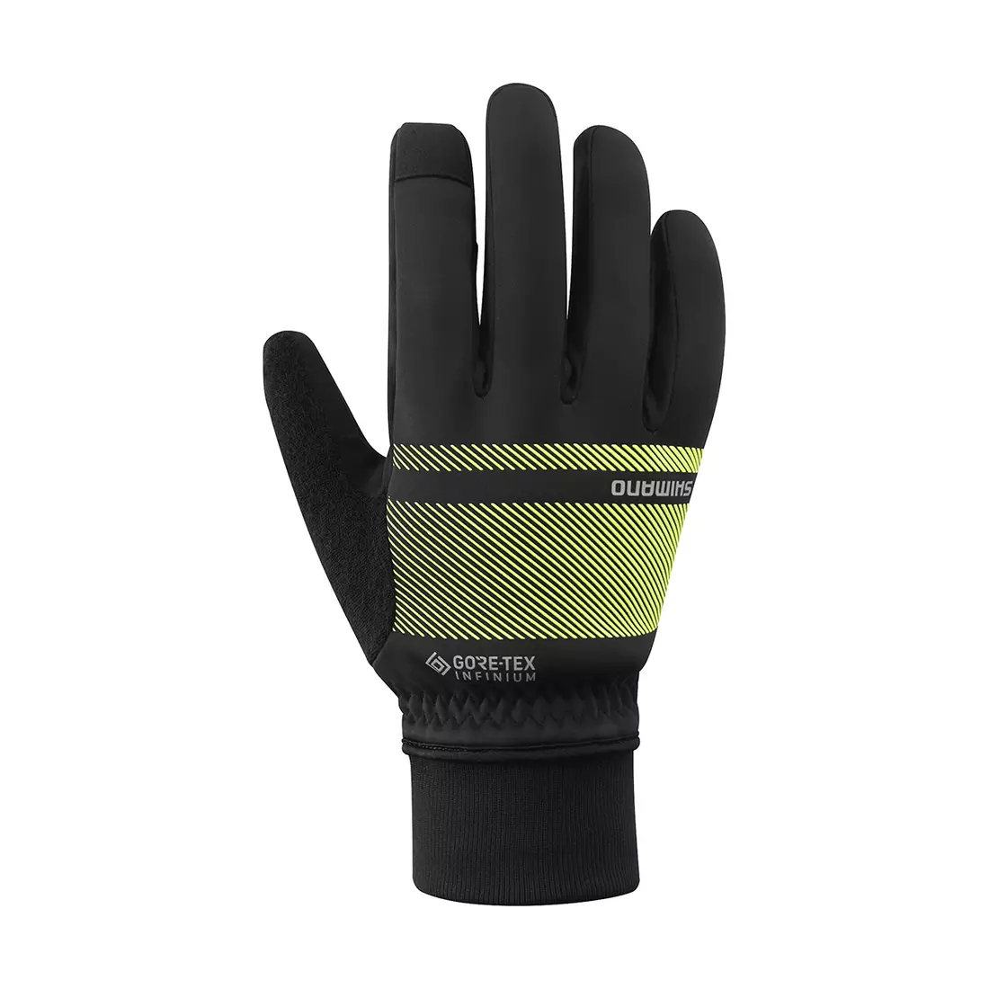 SHIMANO Winter cycling gloves Infinium Primaloft ECWGLBWUS25MY0705 black-fluor yellow