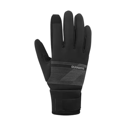SHIMANO Winter cycling gloves Windbreak Thermal ECWGLBWUS32MG0304 Black-gray