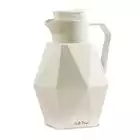 Vialli Design GEO thermos with a glass insert 1000 ml, white