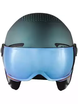 ALPINA ARBER VISOR Q-LITE skiing helmet green mat