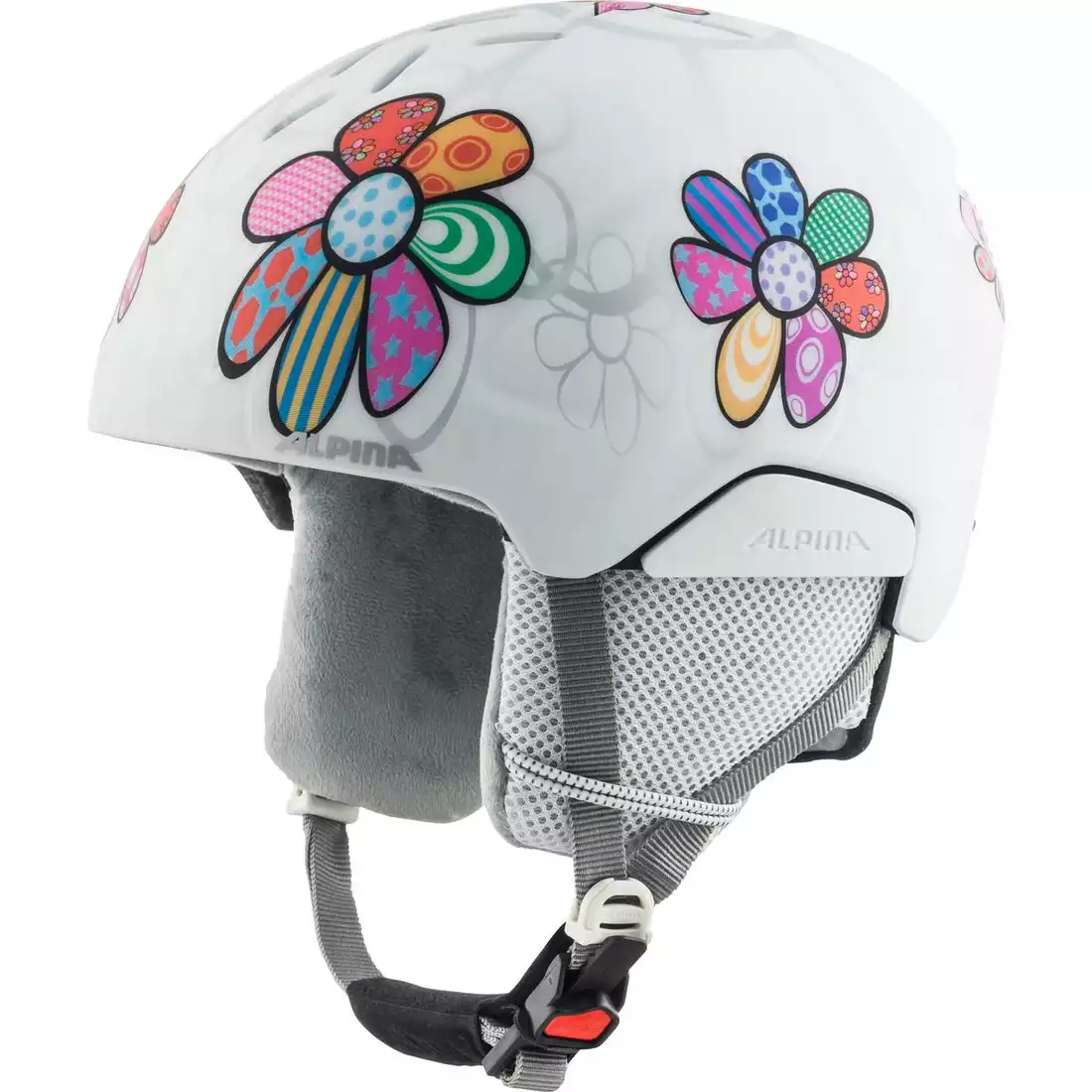 ALPINA PIZI 2023 children's / snowboard helmet Patchwork Flower | MikeSPORT