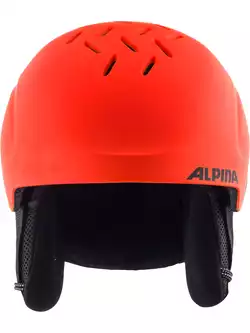 ALPINA PIZI children's ski/snowboard helmet, neon-orange matt