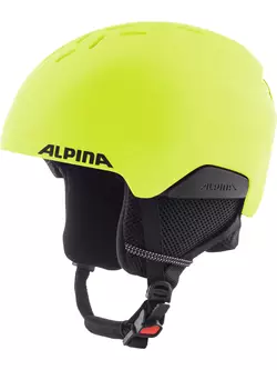 ALPINA PIZI children's ski/snowboard helmet, neon-yellow matt