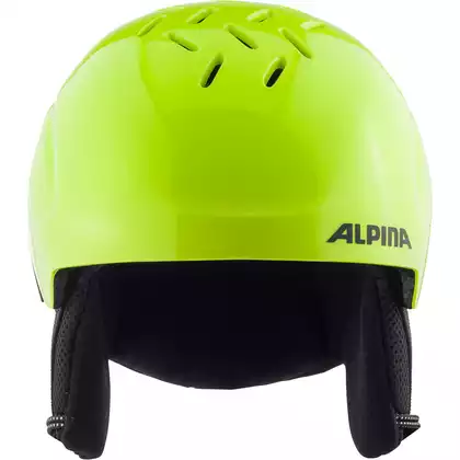 ALPINA PIZI children's ski/snowboard helmet, neon-yellow matt