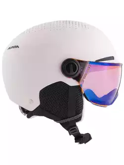 ALPINA ZUPO VISOR Q-LITE 2023 children's ski helmet pink mat