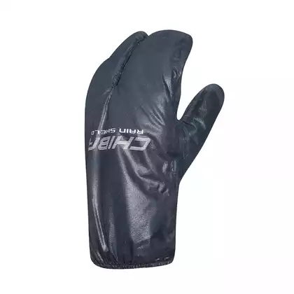 CHIBA Vodotěsné návleky na rukavice RAIN SHIELD SUPERLIGHT black