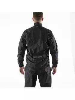 KAYMAQ J1 men's rain cycling jacket, black