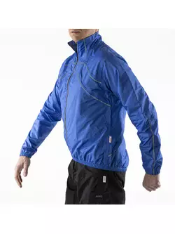 KAYMAQ J1 men's rain cycling jacket, blue