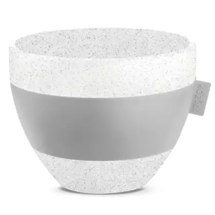 KOZIOL AROMA M organic thermal mug 270 ml, grey