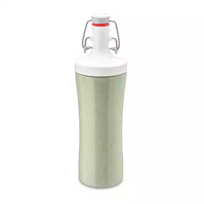 KOZIOL PLOPP TO GO organic water bottle 425 ml, green