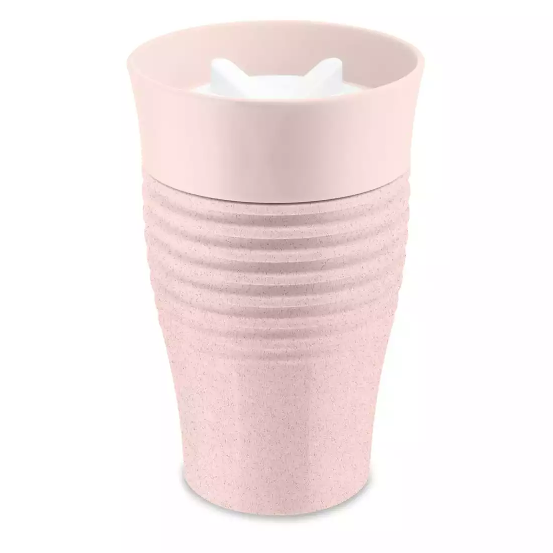 KOZIOL SAFE TO GO organic thermal mug 400 ml, pink