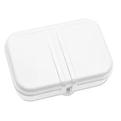 Koziol Pascal L lunchbox with a separator, white