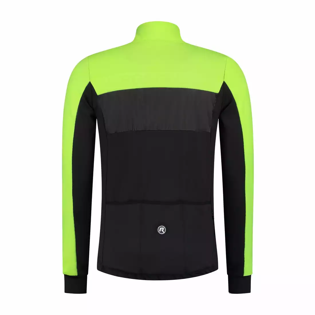 ROGELLI ATTQ men's winter cycling jacket, black and yellow