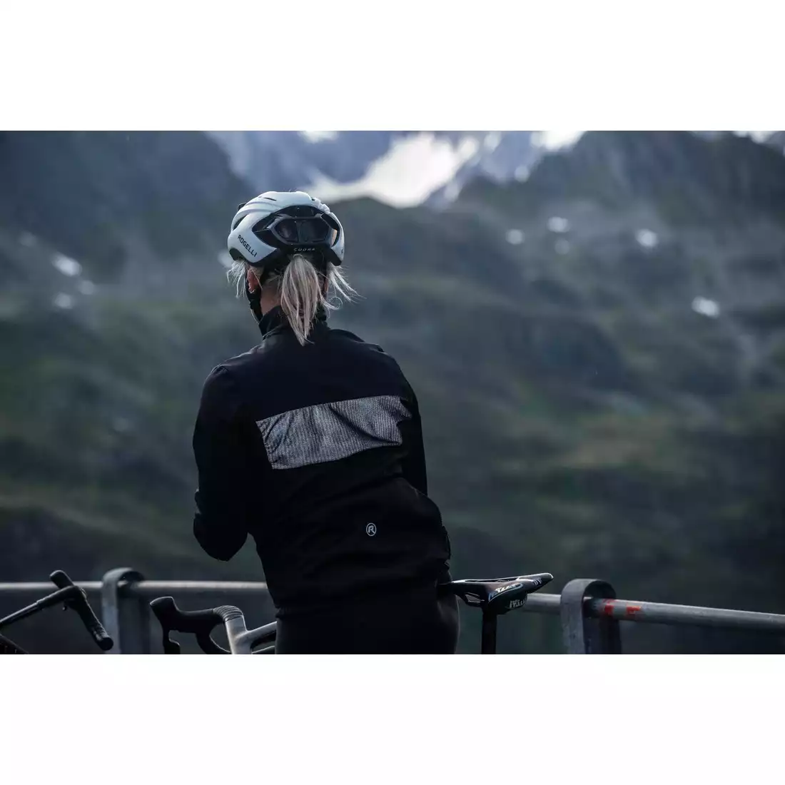 ROGELLI ATTQ women's winter cycling jacket, black