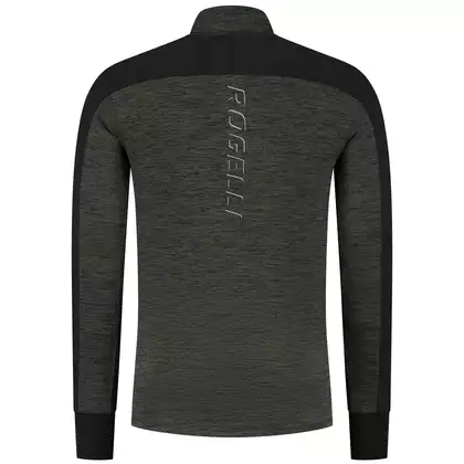 ROGELLI CAMO men's running sweatshirt, khaki-black