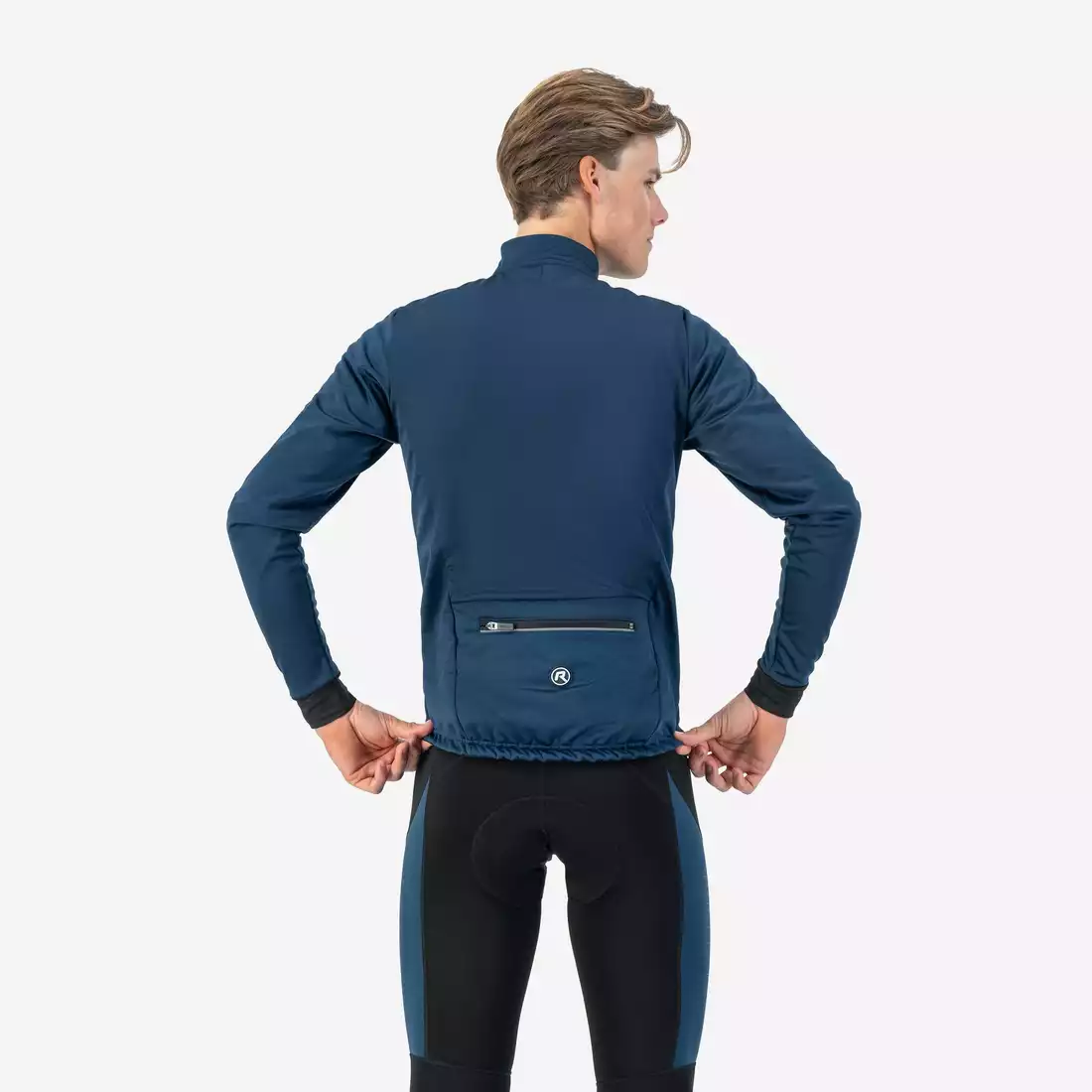 ROGELLI CORE men's winter cycling jacket, navy blue