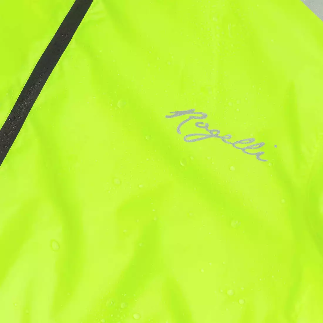ROGELLI CORE women's bicycle rain jacket yellow flour