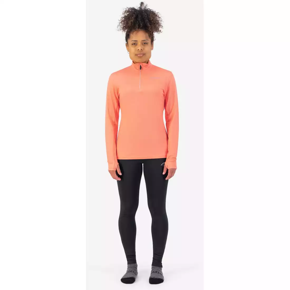 ROGELLI CORE women's running sweatshirt, coral