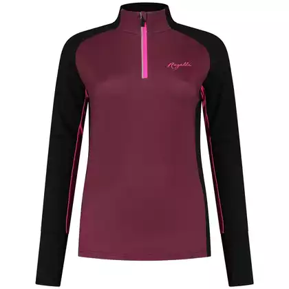 ROGELLI ENJOY II women's running sweatshirt, burgundy black