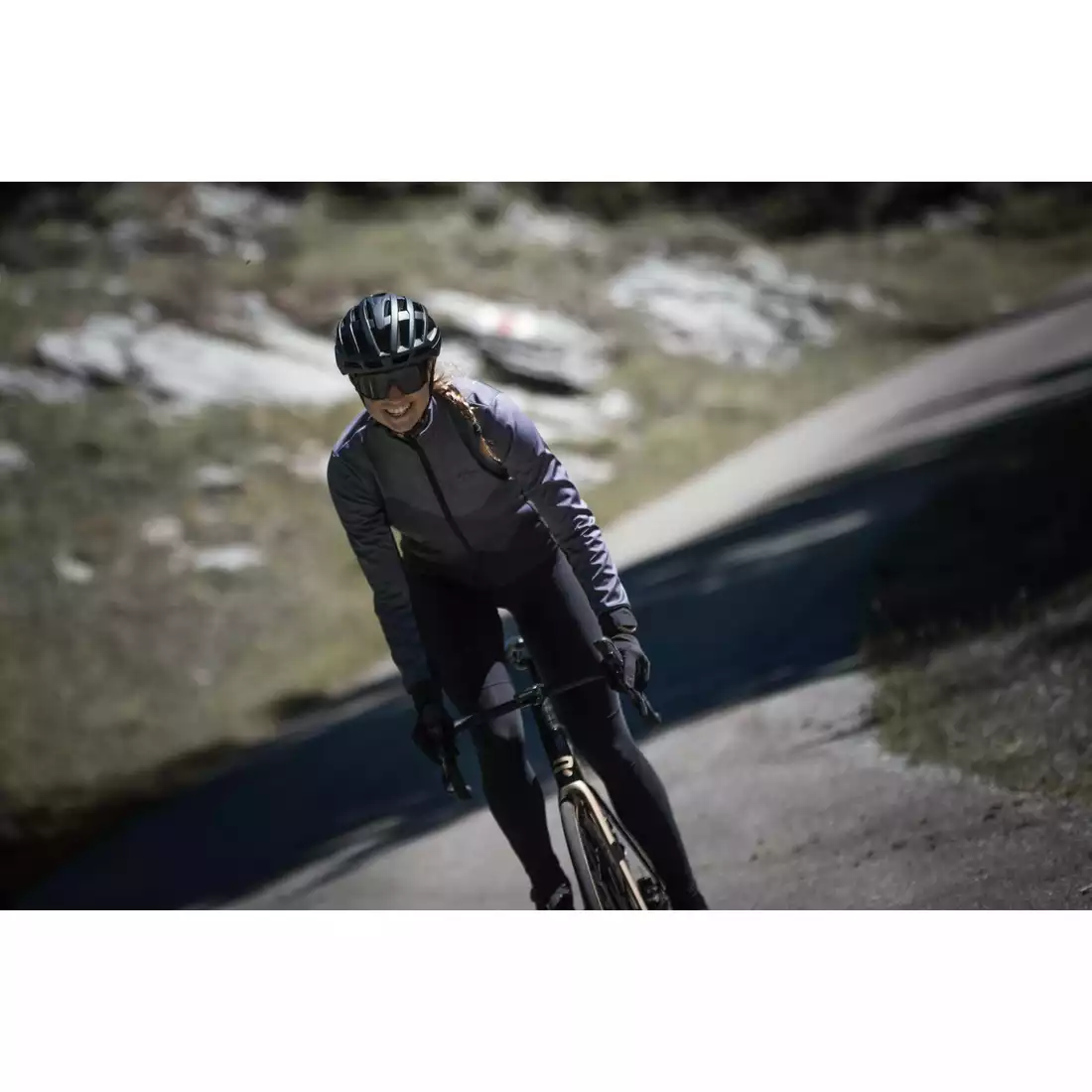 ROGELLI FARAH women's winter cycling jacket, black