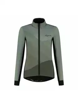 ROGELLI FARAH women's winter cycling jacket, green