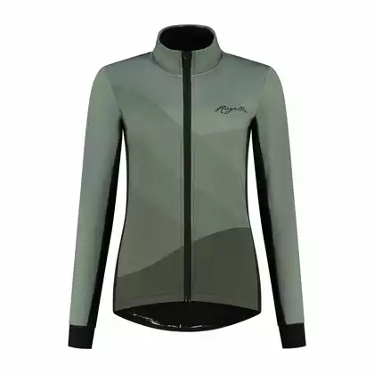 ROGELLI FARAH women's winter cycling jacket, green