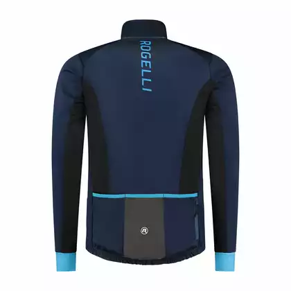 ROGELLI RADIUS men's winter cycling jacket blue