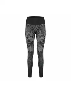 ROGELLI SAGE women's winter running pants, gray and black