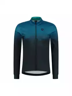 ROGELLI SPHERE men's winter cycling jacket, black and blue