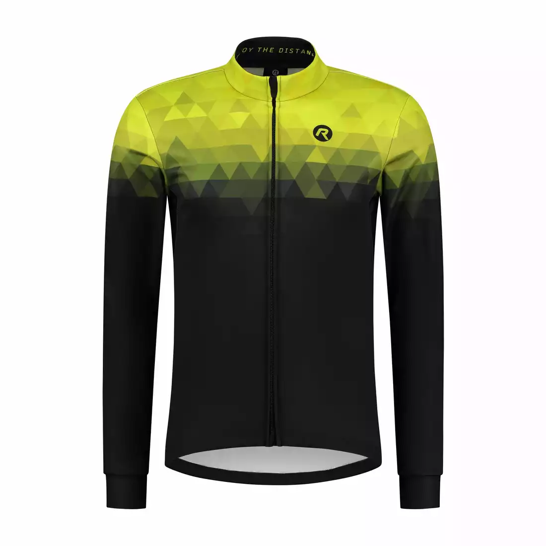 ROGELLI SPHERE men's winter cycling jacket, black and yellow
