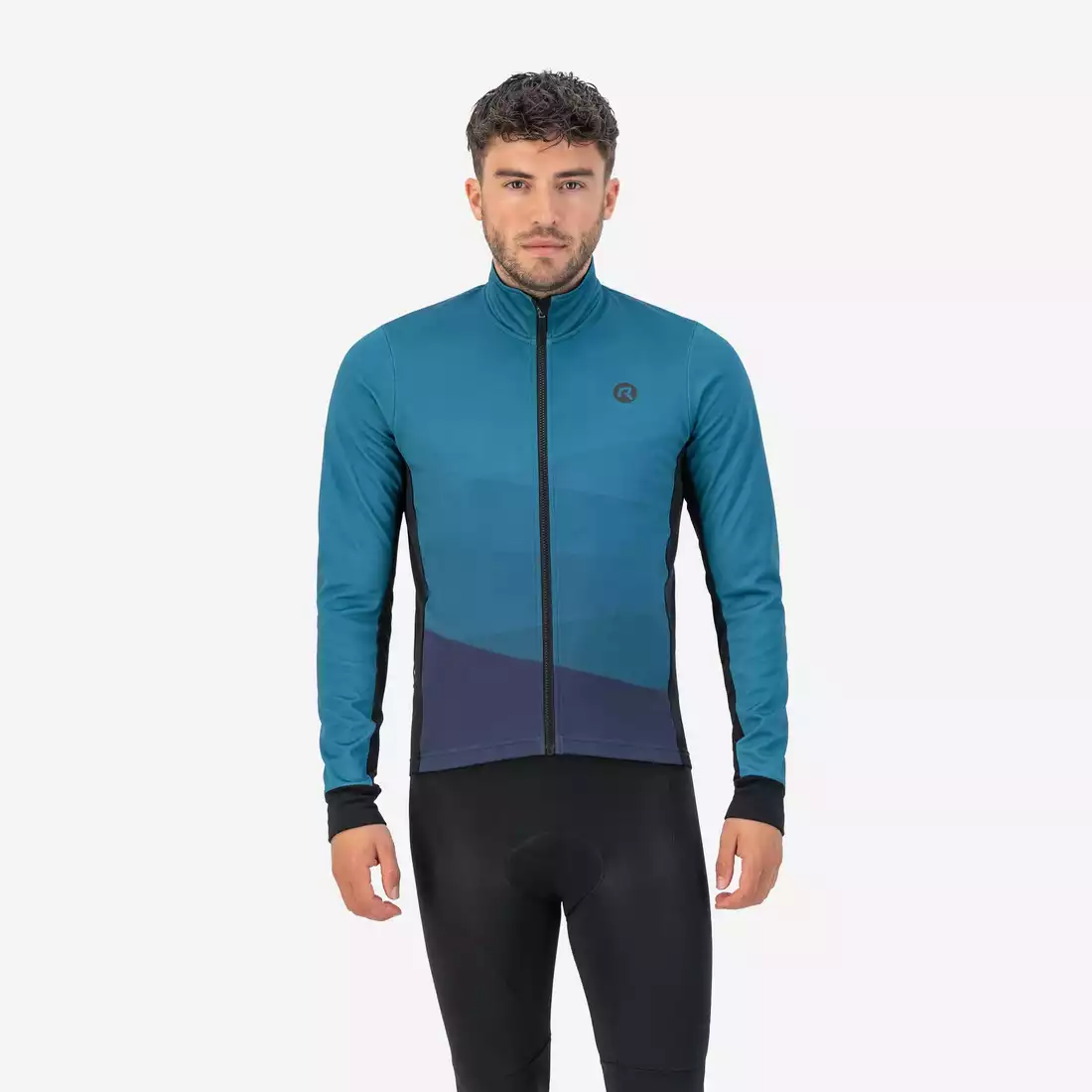 ROGELLI TARAX men's winter cycling jacket blue