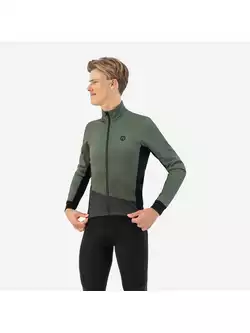ROGELLI TARAX men's winter cycling jacket green