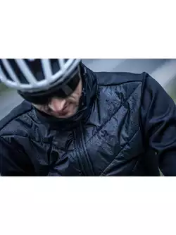 ROGELLI WADDED II men's winter cycling jacket, black