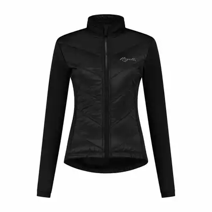ROGELLI WADDED women's winter cycling jacket, black