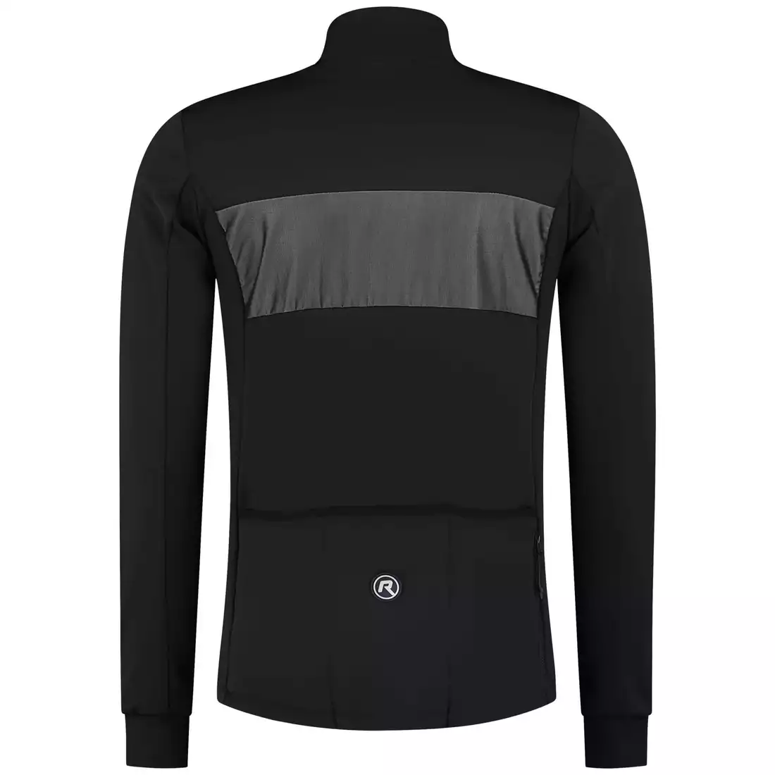 Rogelli ATTQ men's winter cycling jacket, black and gray